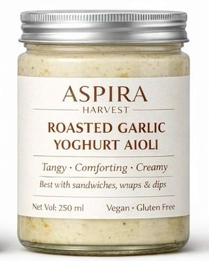 ROASTED GARLIC YOGHURT AIOLI