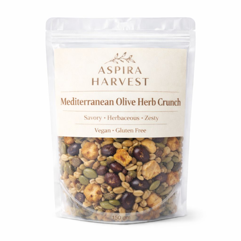 Mediterranean Olive Herb Crunch